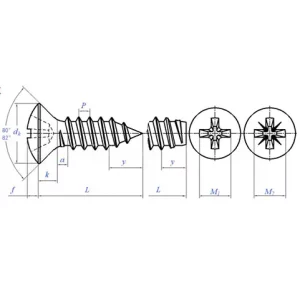 drawing of screw